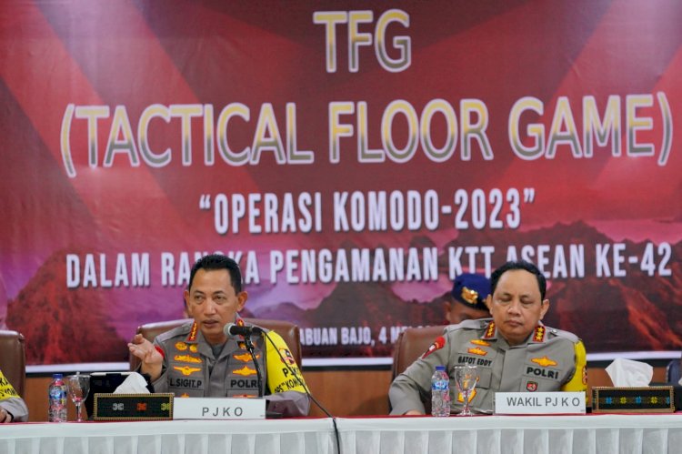 Gelar TFG, Kapolri Tekankan Personel Pahami Tugas dan Cara Bertindak saat Amankan KTT ASEAN