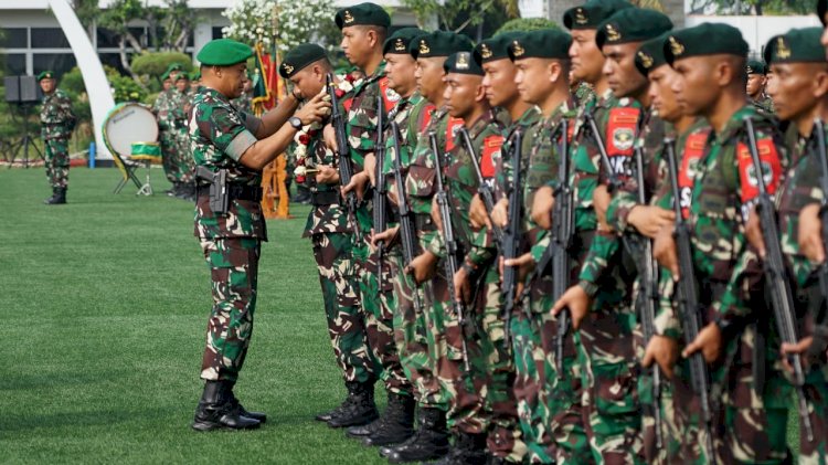 Purna Tugas Operasi Papua, Pangdam Jaya Sambut Satgas Batalyon Mekanis 203/Arya Kemuning