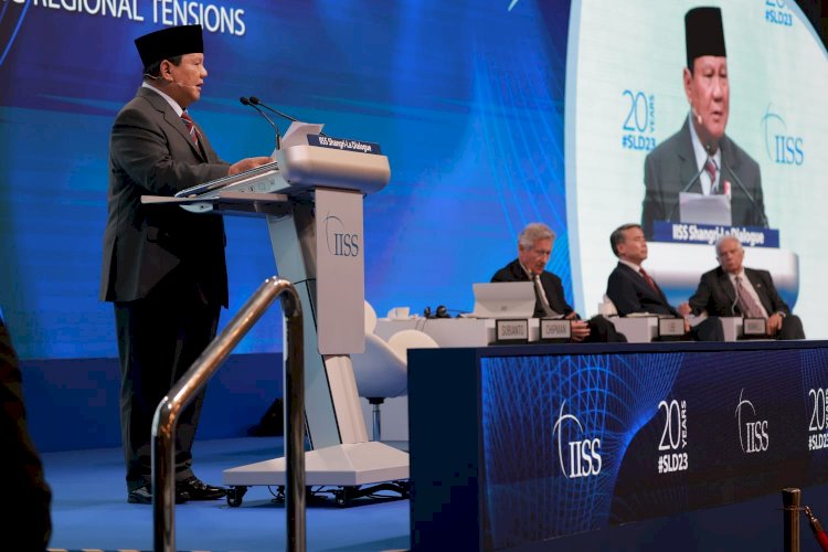 Bicara di IISS Shangri-La, Prabowo Yakin AS-China Tunjukkan Sikap Bijak untuk Perdamaian Dunia