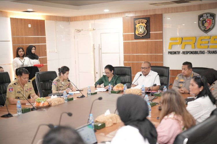 Polri dan Kepolisian Kamboja Gelar Studi Banding Penanganan Kasus Perempuan dan Anak