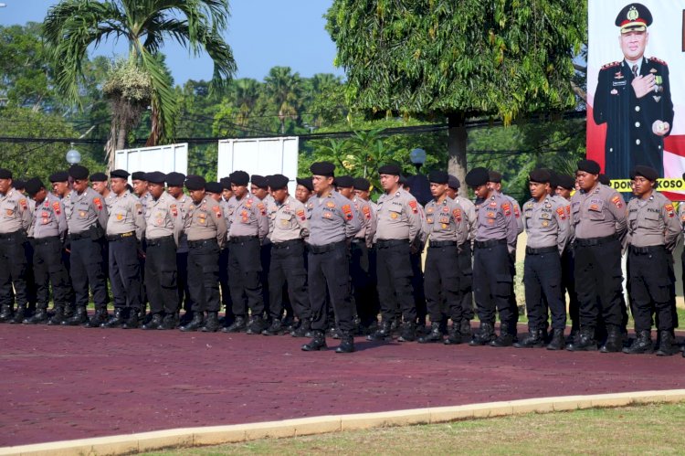Ratusan Personel Polres Pekalongan Disiagakan Saat May Day