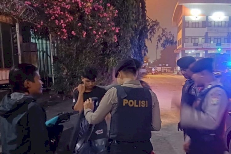 Patroli Skala Besar Cipkon, Cegah Gangguan Kamtibmas