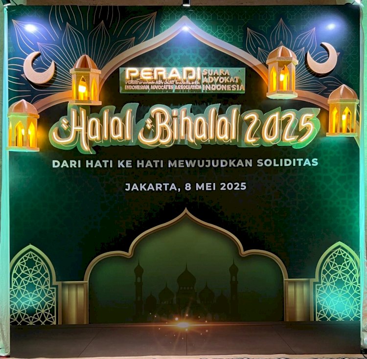 Pererat Silaturahmi, DPC Peradi-SAI Jakarta Utara Hadiri Halal Bihalal DPN