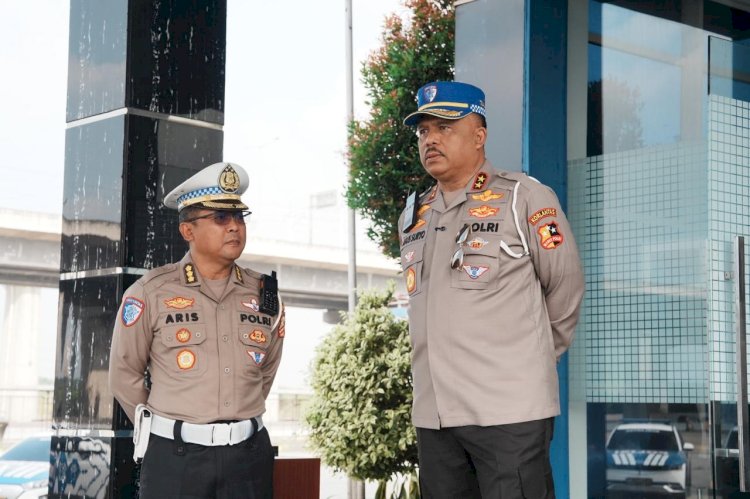 Kakorlantas Pantau Kondisi Lalin Tol Trans Jawa di Masa Long Weekend
