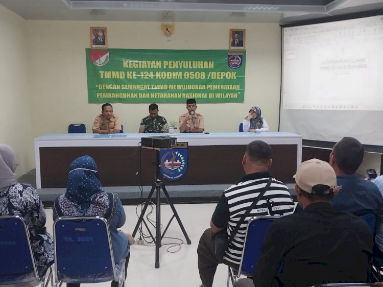 Kegiatan Non Fisik TMMD ke 124 Kodim 0508/Depok, Penyuluhan Kelurga Berencana dan Wawasan Kebangsaan