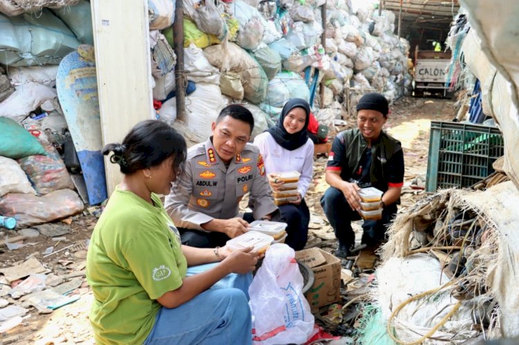 Kolaborasi Sosial Rayakan Idul Adha, Warga Slum Area Sukmajaya Disajikan Masakan Hotel