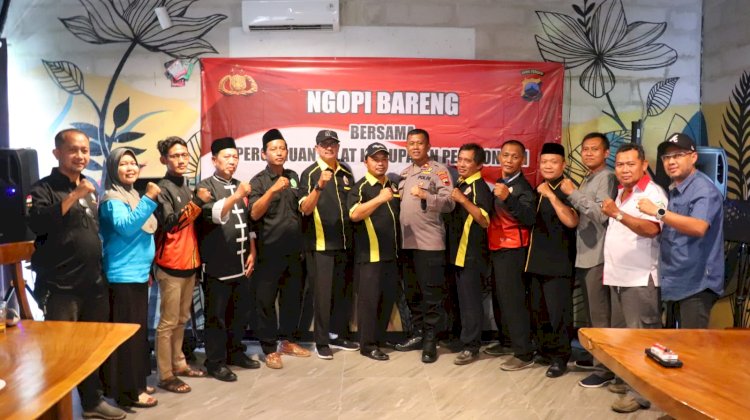Silaturahmi Polres Pekalongan Bertajuk Ngopi Bareng Bersama IPSI