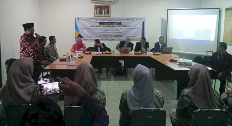 Fakultas Hukum UNDHI Selenggarakan PKM di Desa Bantar Panjang