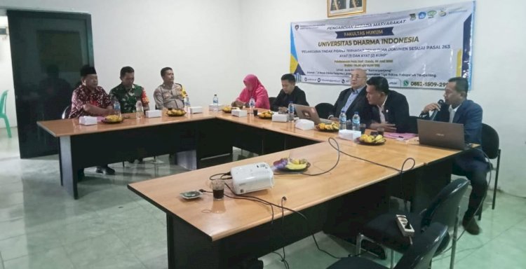 Fakultas Hukum UNDHI Selenggarakan PKM di Desa Bantar Panjang