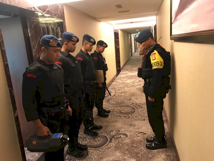 Brimob Polda Metro Jaya Siaga Penuh Amankan Kunjungan Delegasi Turkish Gendarmerie