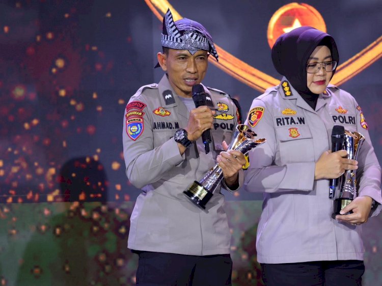 Kapolri Tawarkan Kesempatan Sekolah Untuk  Aipda Rahmad Muhajirin Penerima Hoegeng Awards 2025