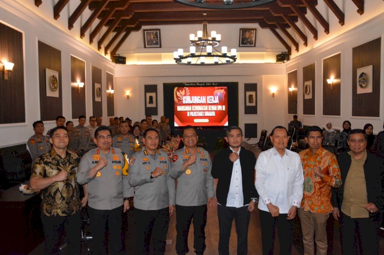 MKD DPR RI ke Polrestabes Surabaya Pastikan Penggunaan TNKB Khusus Anggota DPR RI Tersosialisasikan Dengan Baik