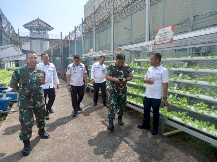 Pererat Sinergitas, Kasdim 0501/JP Laksanakan Komsos Bersama Jajaran Lapas Kelas IIA Salemba
