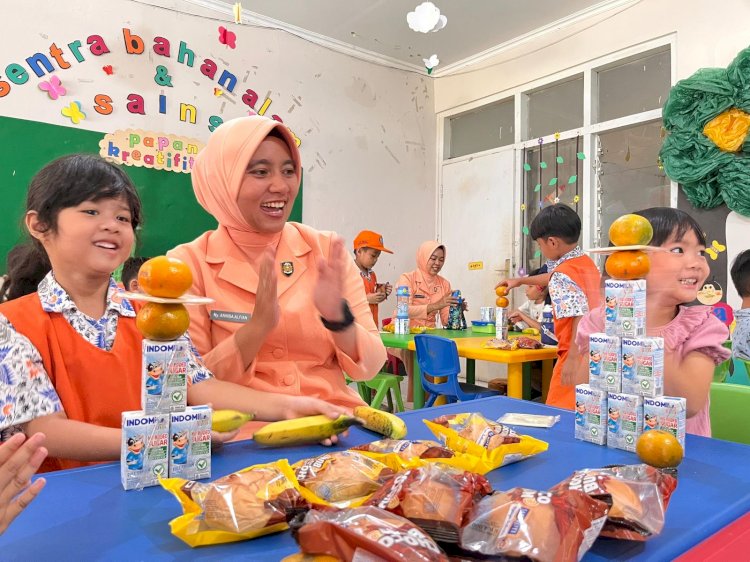Wujud Nyata Komitmen Lanud Husein Sastranegara, Makanan Bergizi di Hari Anak Nasional