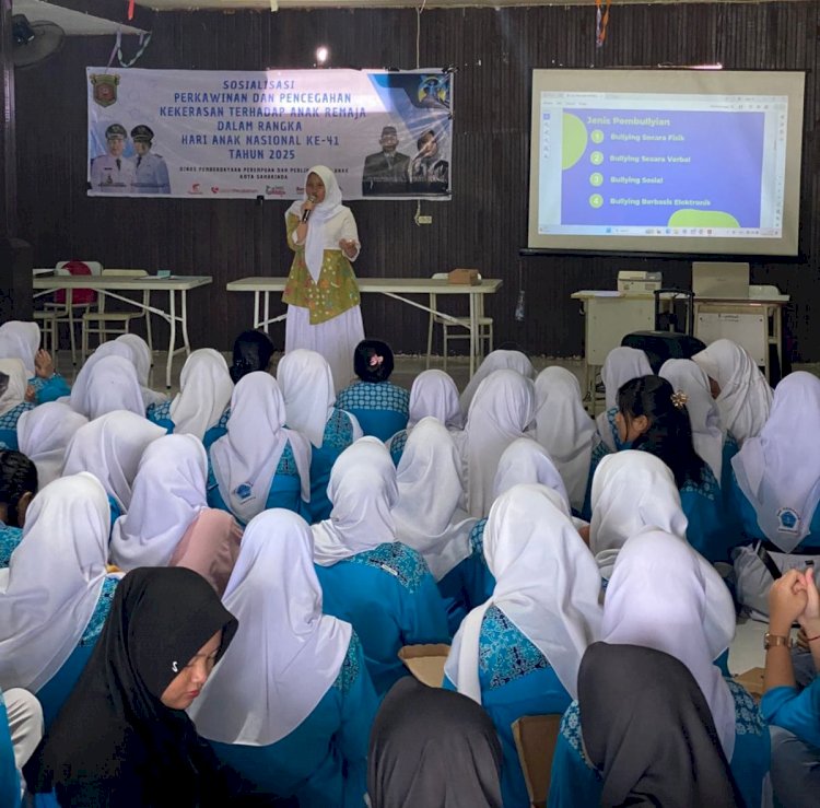 SMK Kesehatan Samarinda Komitmen Lindungi Anak Melalui Sosialisasi Pencegahan Perkawinan Dini dan Kekerasan